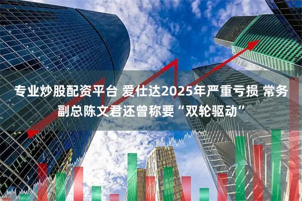专业炒股配资平台 爱仕达2025年严重亏损 常务副总陈文君还曾称要“双轮驱动”