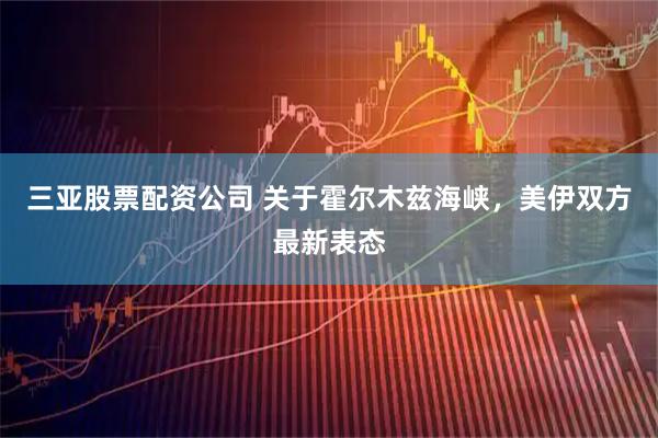 三亚股票配资公司 关于霍尔木兹海峡，美伊双方最新表态